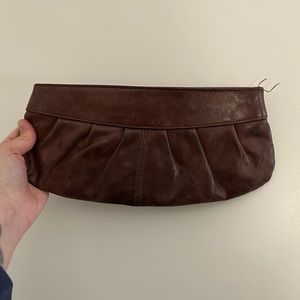 Leather clutch